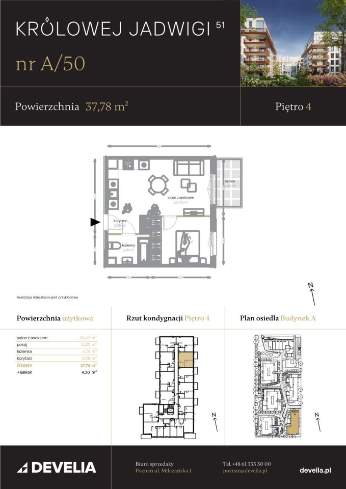 Mieszkanie 2-pokojowe Poznań, ul. Królowej Jadwigi. Zdjęcie 7