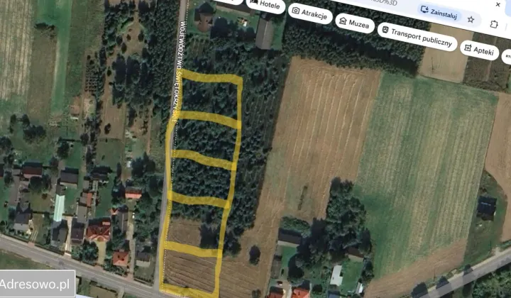 Działka budowlana Jasieniec Iłżecki Górny