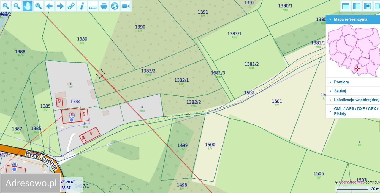 Działka rolna Brodła, ul. Przy Rudnie