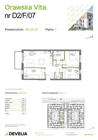 Mieszkanie 4-pokojowe Wrocław Ołtaszyn, ul. Orawska. Zdjęcie 8
