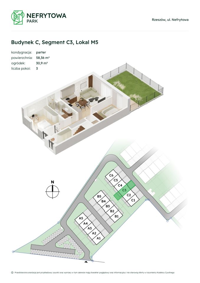 Mieszkanie 3-pokojowe Rzeszów Załęże, ul. Nefrytowa. Zdjęcie 21