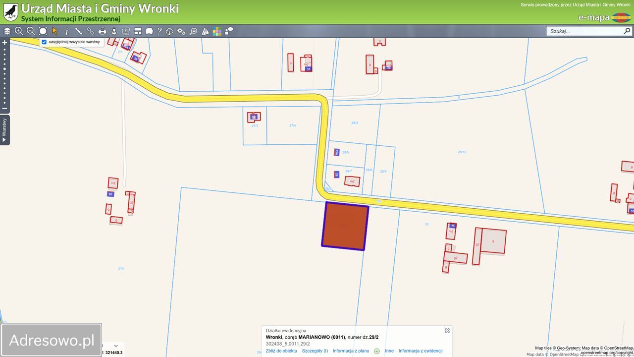 Działka budowlana Marianowo. Zdjęcie 4