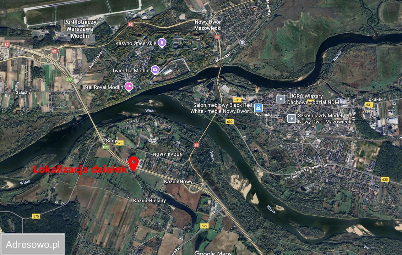 Działka inwestycyjna Kazuń Nowy. Zdjęcie 2