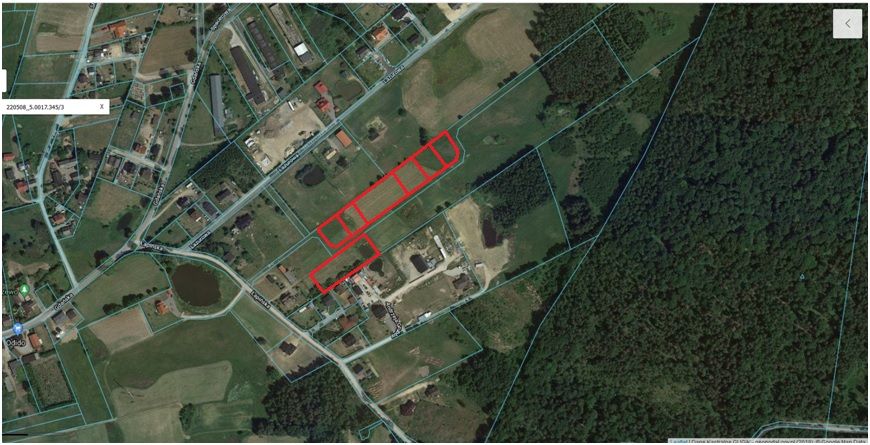 Działka budowlana Skrzeszewo, ul. Łapińska. Zdjęcie 3