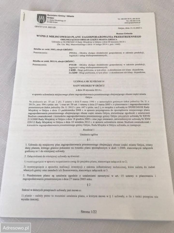 Działka rolna Wola Worowska. Zdjęcie 7