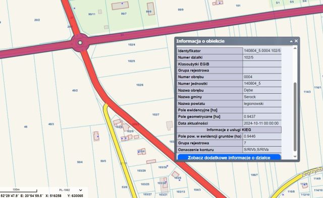 Działka inwestycyjna Dębe. Zdjęcie 5