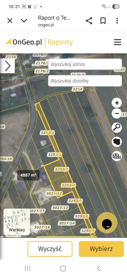 Działka budowlana Sobolew, ul. Kownacka. Zdjęcie 3