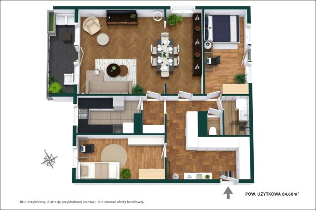 Mieszkanie 4-pokojowe Warszawa Praga-Południe, ul. Janusza Meissnera. Zdjęcie 15
