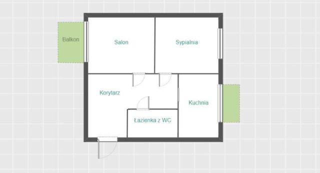 Mieszkanie 2-pokojowe Łódź, ul. Zielona. Zdjęcie 10