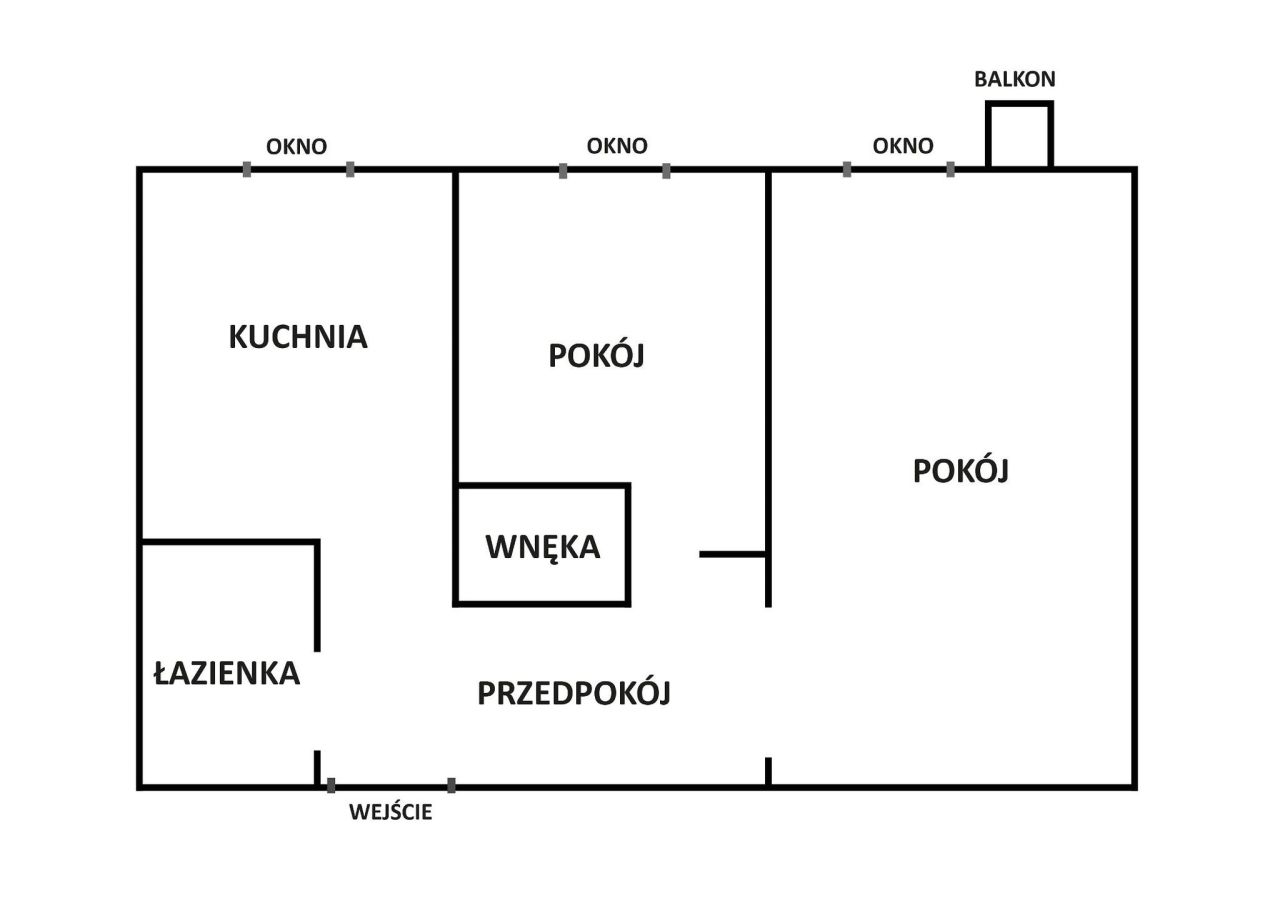 Mieszkanie 2-pokojowe Dęblin, os. Osiedle Wiślana