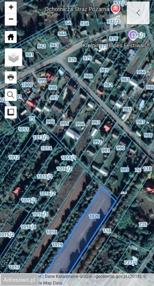 Działka rolno-budowlana Kiełpiniec. Zdjęcie 2