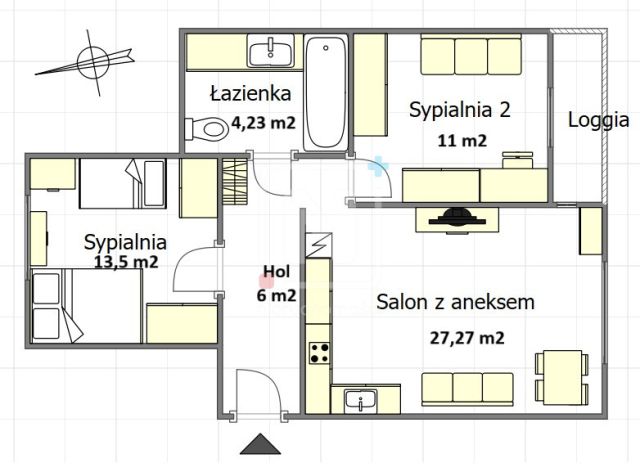 Mieszkanie 3-pokojowe Warszawa Białołęka, ul. Odkryta. Zdjęcie 12