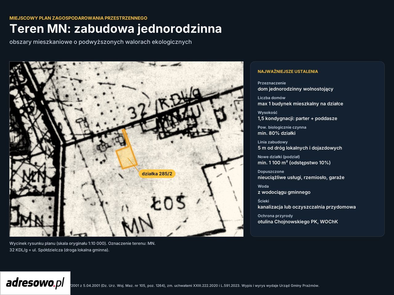 Działka budowlana Łoś, ul. Spółdzielcza. Zdjęcie 9