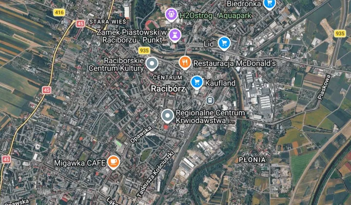Mieszkanie 2-pokojowe Racibórz Centrum, ul. Piwna