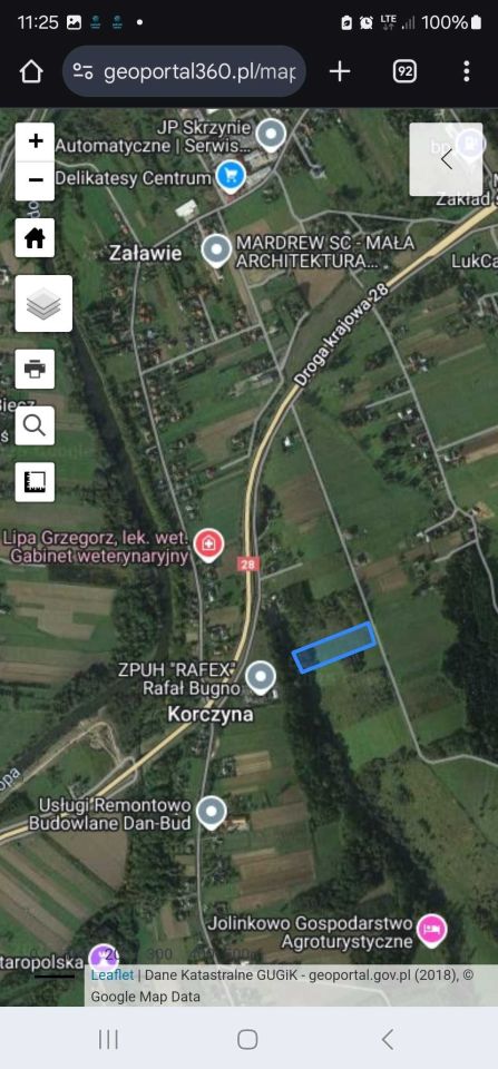 Działka budowlana Korczyna. Zdjęcie 2