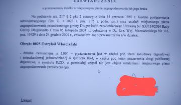 Działka budowlana Ostrykół Włościański