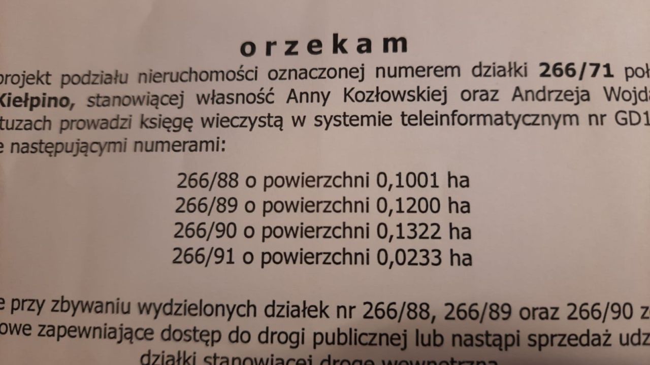 Działka budowlana Kiełpino. Zdjęcie 2