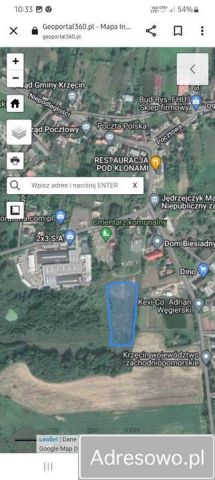 Działka inwestycyjna Krzęcin. Zdjęcie 1