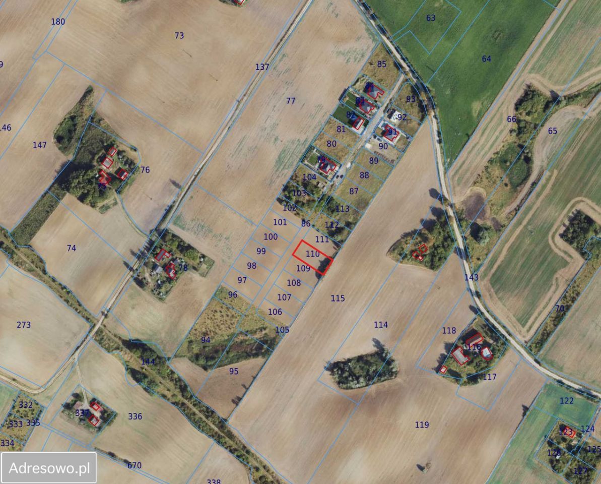 Działka budowlana Nowa Wieś Malborska, ul. Kasztanowa. Zdjęcie 3