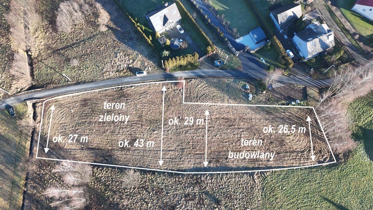 Działka inwestycyjna Koźmice Małe. Zdjęcie 3