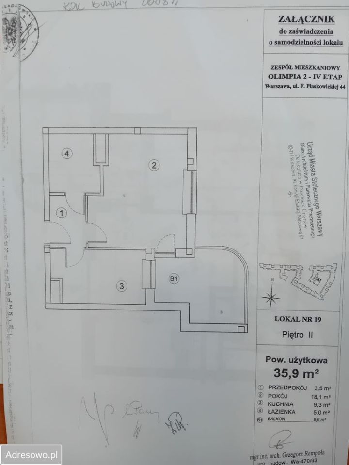 Mieszkanie 1-pokojowe Warszawa Ursynów, ul. Filipiny Płaskowickiej. Zdjęcie 14
