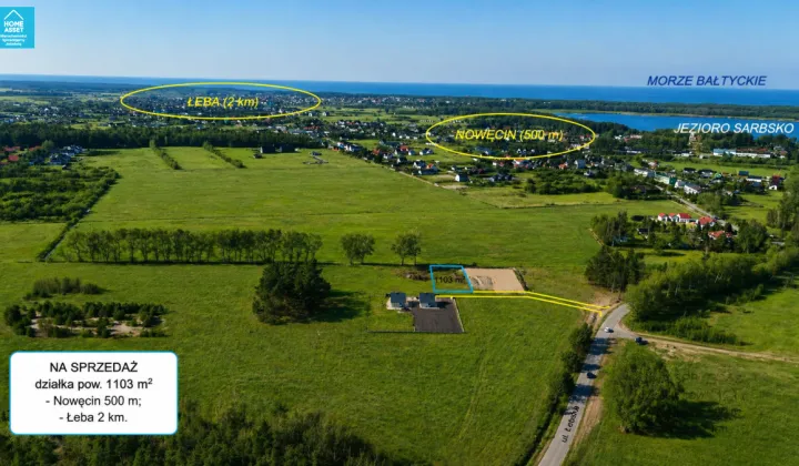 Działka inwestycyjna Nowęcin, ul. Łebska