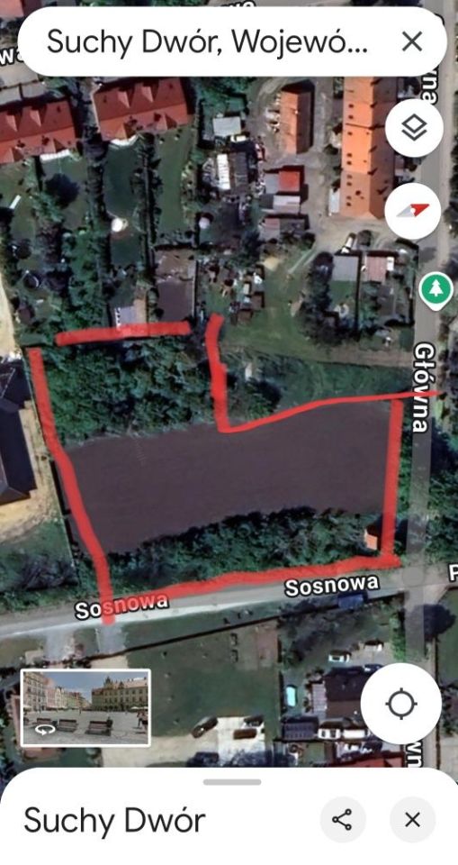 Działka budowlana Suchy Dwór. Zdjęcie 3