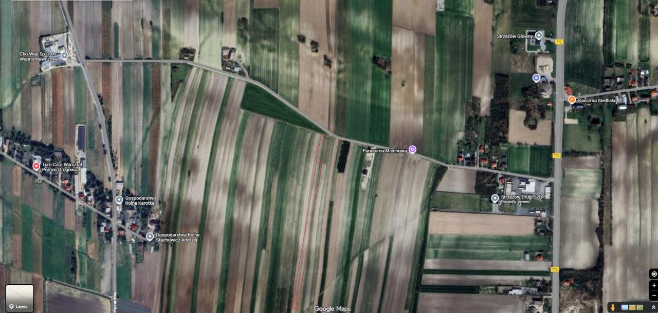 Działka rolno-budowlana Miechów, ul. Partyzantów