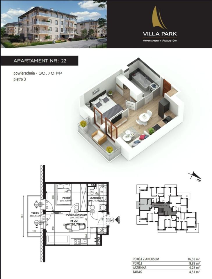 Mieszkanie 2-pokojowe Augustów, ul. Wypoczynkowa. Zdjęcie 15