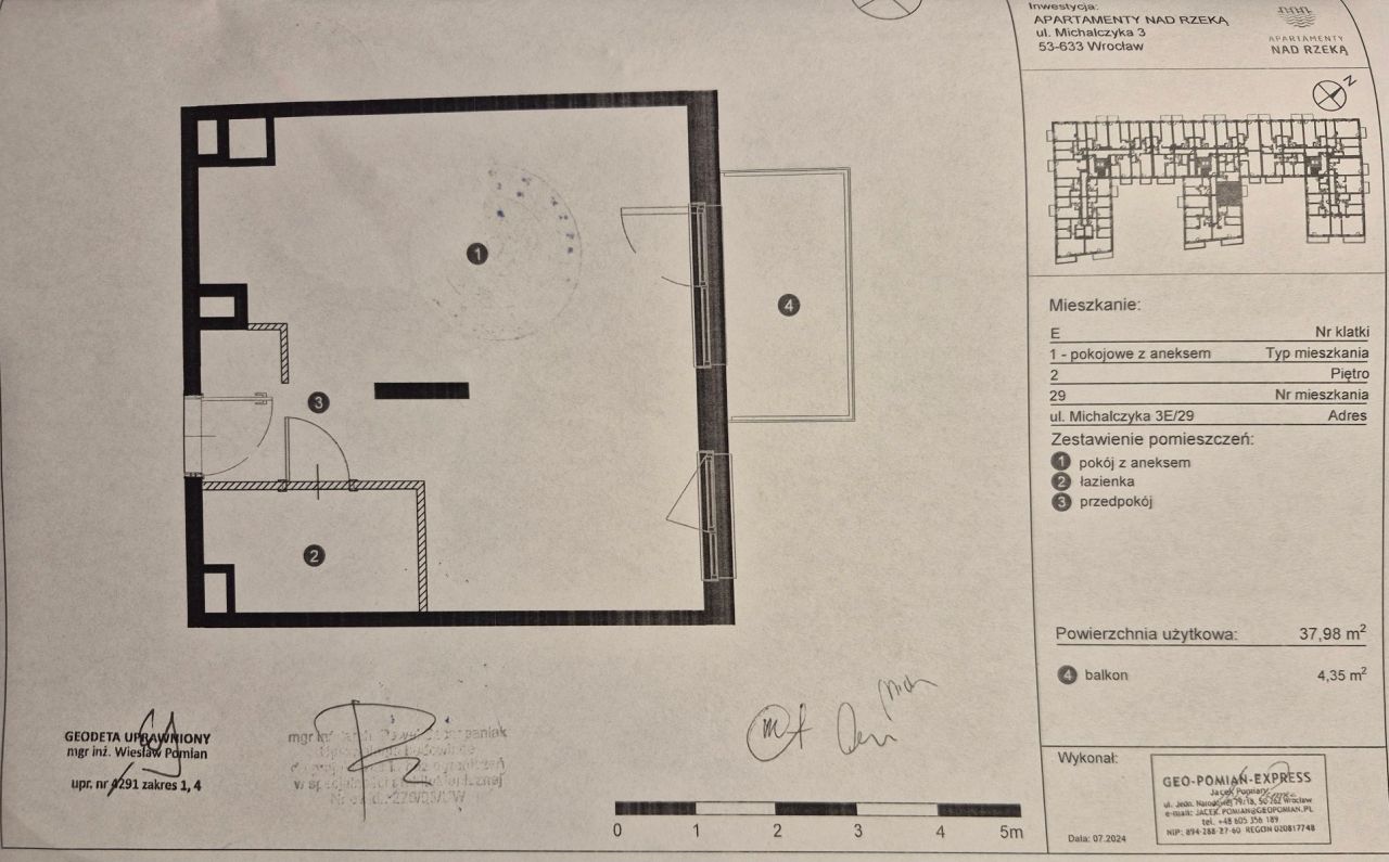 Mieszkanie 2-pokojowe Wrocław Stare Miasto. Zdjęcie 7