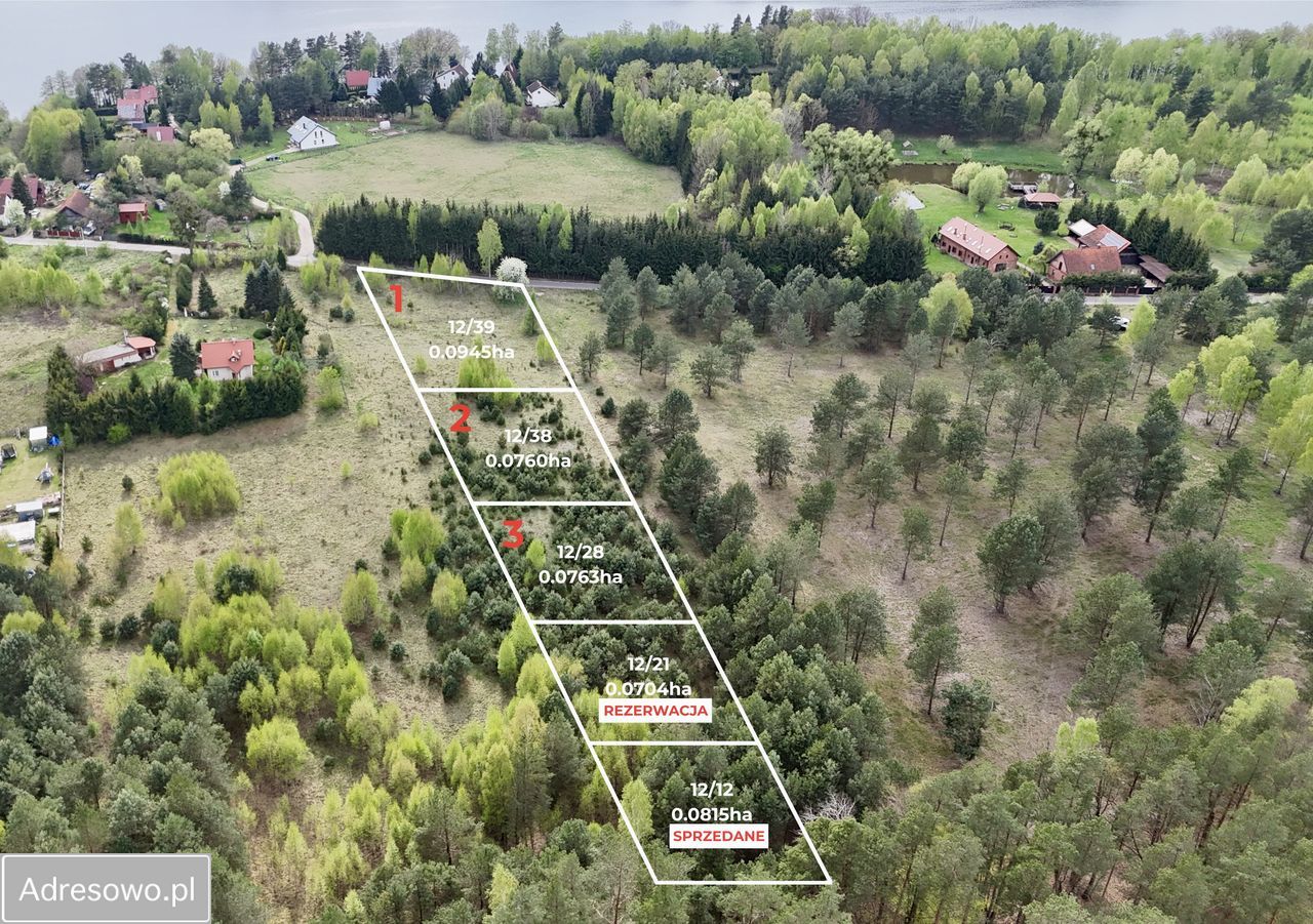 Działka rekreacyjna Kątno