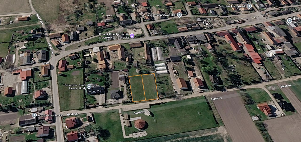 Działka budowlana Jankowice, ul. Sportowa. Zdjęcie 1