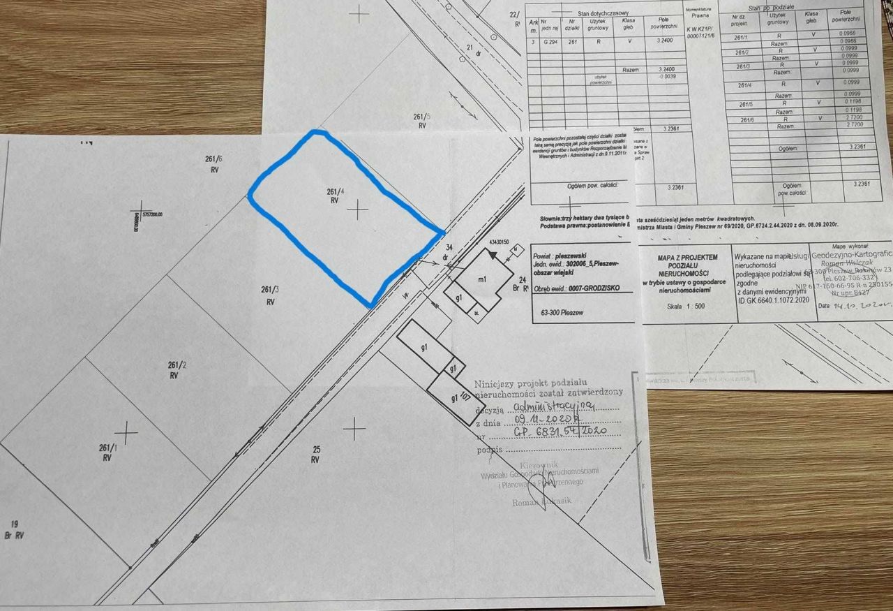 Działka budowlana Grodzisko. Zdjęcie 3