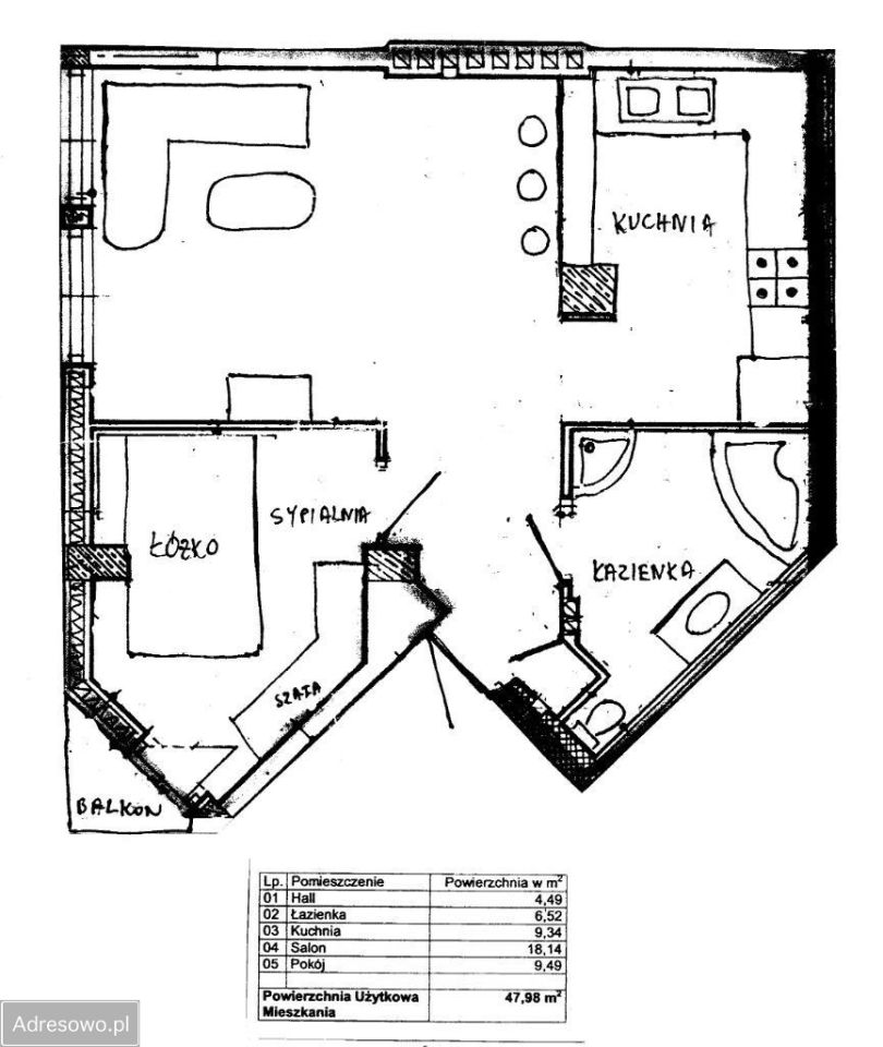 Mieszkanie 2-pokojowe Warszawa Ursynów, ul. Makolągwy. Zdjęcie 20