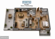 Mieszkanie 3-pokojowe Gdańsk Nowy Port, ul. Aleksandra Rożankowskiego. Zdjęcie 1
