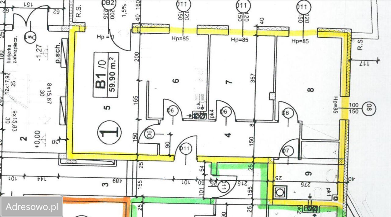 Mieszkanie 3-pokojowe Września, ul. Tadeusza Kościuszki. Zdjęcie 2