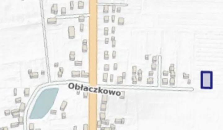Działka budowlana Obłaczkowo