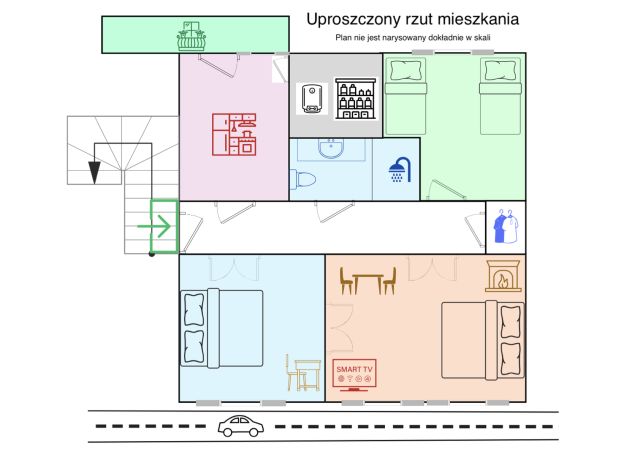Mieszkanie 3-pokojowe Kraków Wesoła, ul. Hugona Kołłątaja. Zdjęcie 18