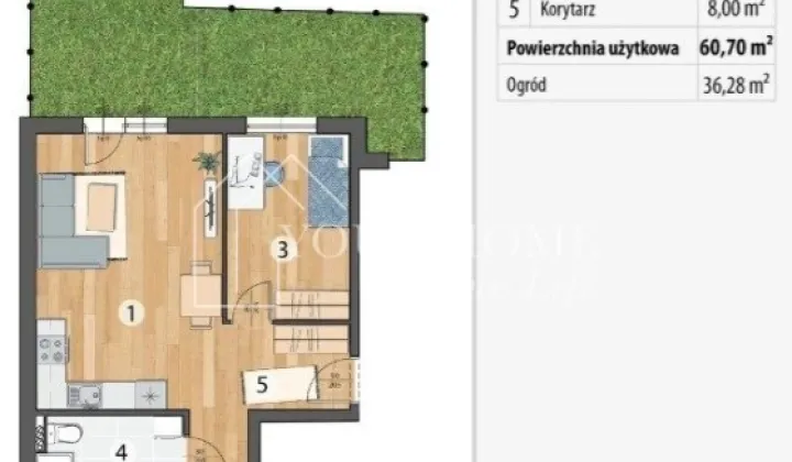 Mieszkanie 3-pokojowe Smolec