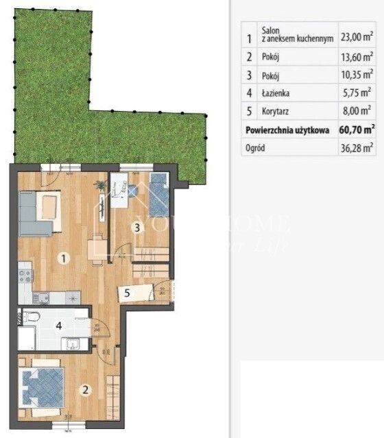 Mieszkanie 3-pokojowe Smolec. Zdjęcie 1