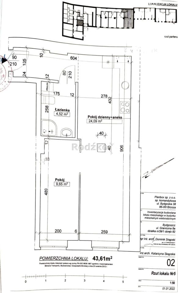 Mieszkanie 1-pokojowe Bydgoszcz Okole, ul. Graniczna. Zdjęcie 17