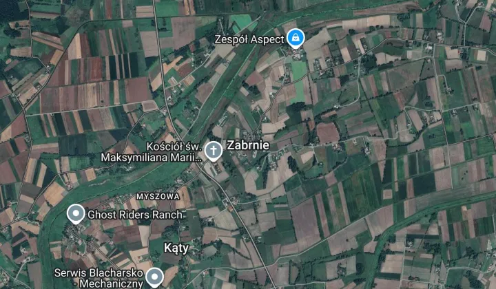 Działka rolna Zabrnie