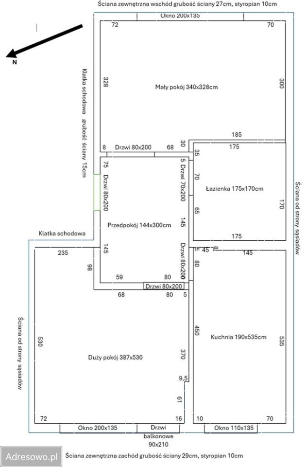 Mieszkanie 2-pokojowe Gdynia Oksywie, ul. Zielona. Zdjęcie 9