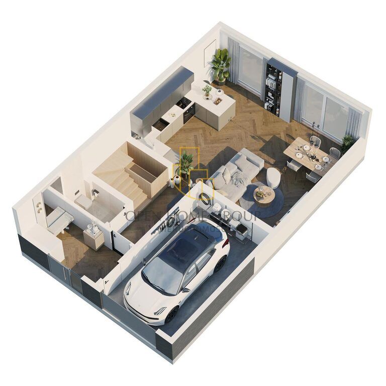 bliźniak, 5 pokoi Iwiny. Zdjęcie 10