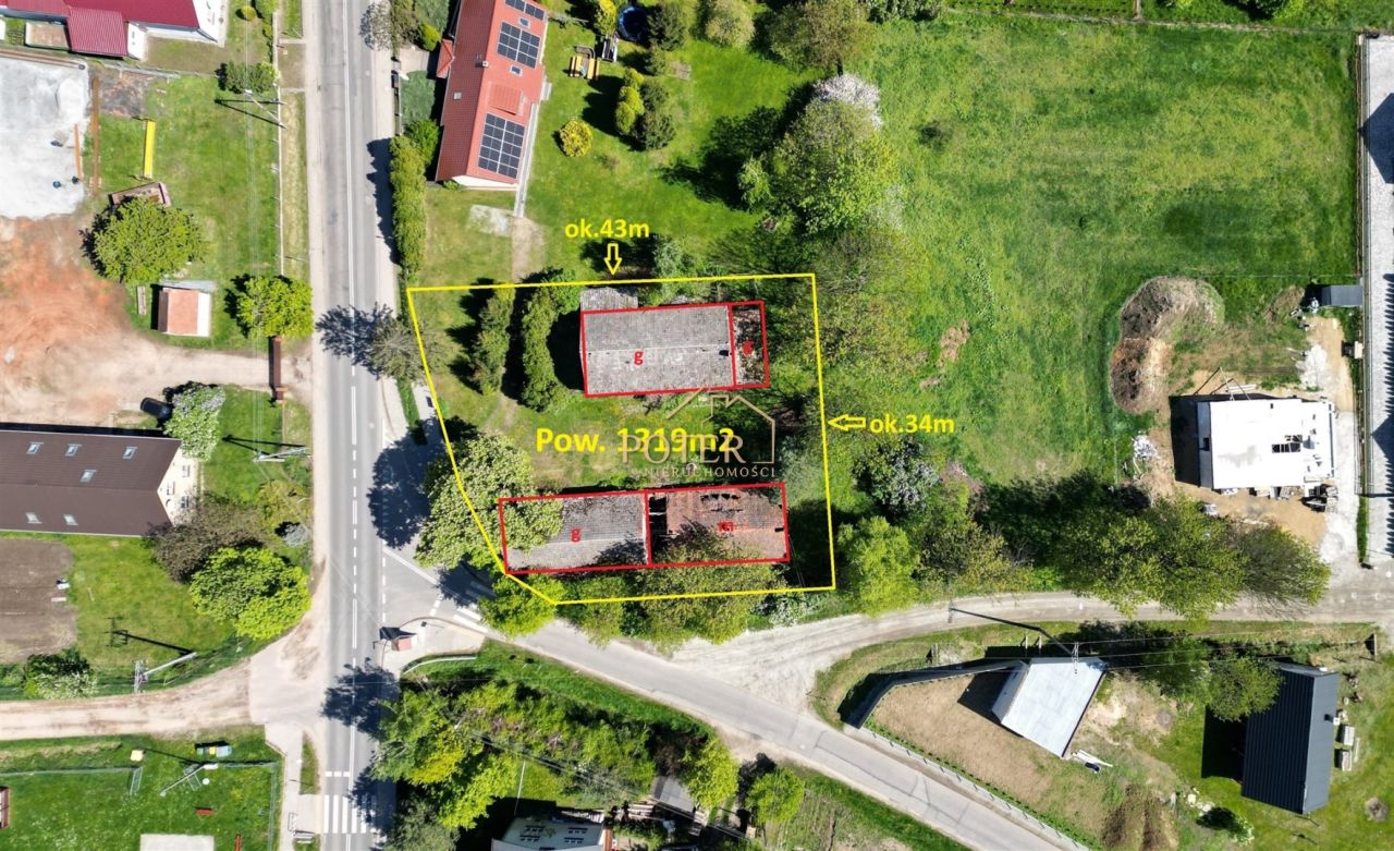 Działka budowlana Bogdaszowice, ul. Główna. Zdjęcie 2