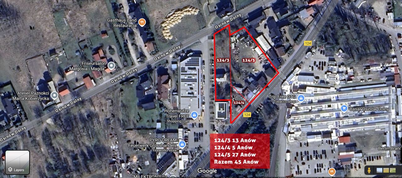 Działka inwestycyjna Osinów Dolny, Osinów Dolny. Zdjęcie 2