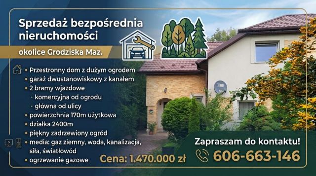 dom wolnostojący, 5 pokoi Grodzisk Mazowiecki, Widokowa. Zdjęcie 1