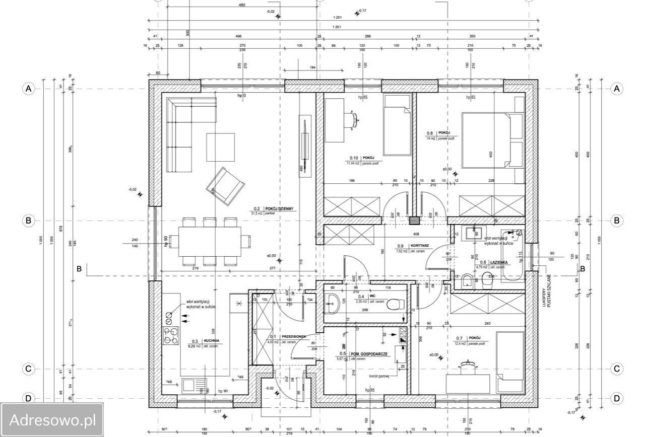 dom wolnostojący, 4 pokoje Bolechówko. Zdjęcie 6