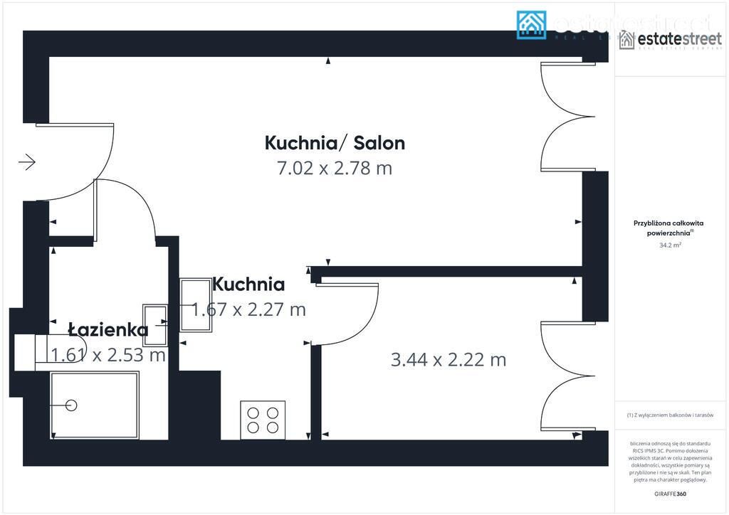 Mieszkanie 2-pokojowe Kraków, ul. Fabryczna. Zdjęcie 16