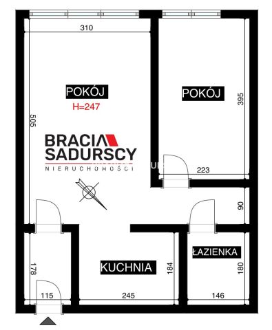 Mieszkanie 2-pokojowe Kraków, ul. Spółdzielców. Zdjęcie 3